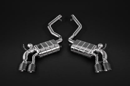 Capristo 02BM10203006 BMW X5/6M (F15/16) Valved Exhaust with Mid-Pipes with Carbon Tips (CES3) 