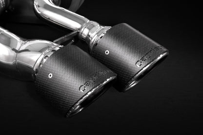 Capristo 02BM10203006 BMW X5/6M (F15/16) Valved Exhaust with Mid-Pipes with Carbon Tips (CES3) 