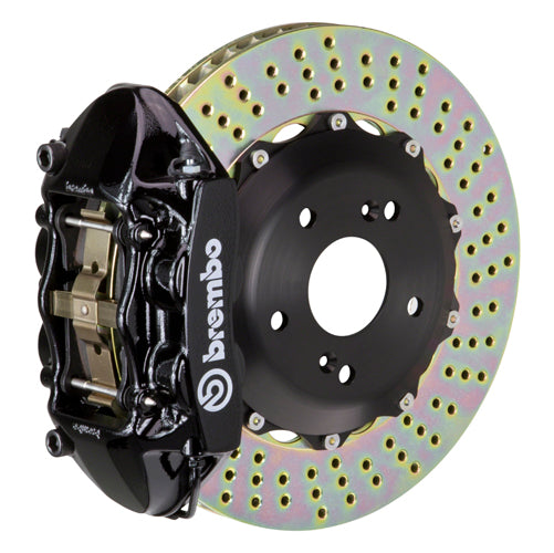 Brembo 2P-.6009A 4-Piston Monobloc Calipers  328x28mm (12.9") 2-Piece Discs Brake Disc (Rear)