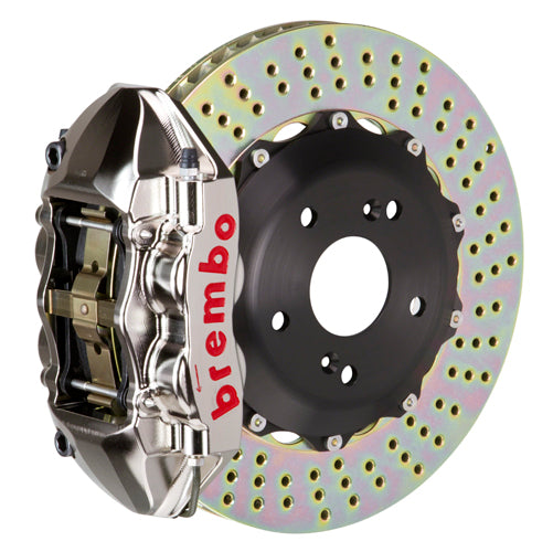 Brembo 2P-.6007A (R) 4-Piston Billet Monobloc Calipers  328x28mm (12.9") 2-Piece Discs Brake Disc