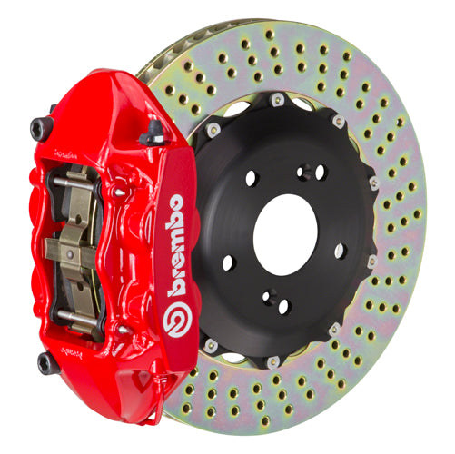 Brembo 2P-.6007A (R) 4-Piston Monobloc Calipers  328x28mm (12.9") 2-Piece Discs Brake Disc