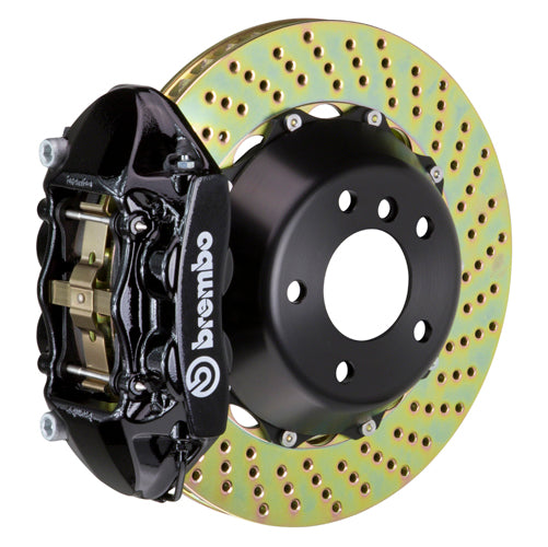 Brembo 2P-.9044A 4-Piston Monobloc Calipers  380x28mm (15") 2-Piece Discs Brake Disc (Rear)