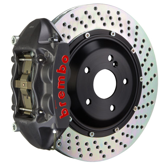 Brembo 2P-.8048A (R) 4-Piston Cast Monobloc Calipers  345x28mm (13.6'') 2-Piece Discs Brake Disc