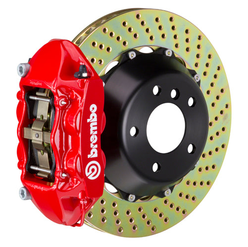 Brembo 2P-.8048A (R) 4-Piston Monobloc Calipers  345x28mm (13.6") 2-Piece Discs Brake Disc