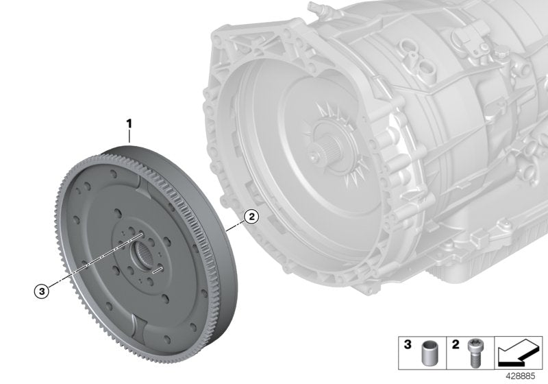 Genuine BMW 21208681723 Torsional Vibration Damper | ML Performance UK Car Parts