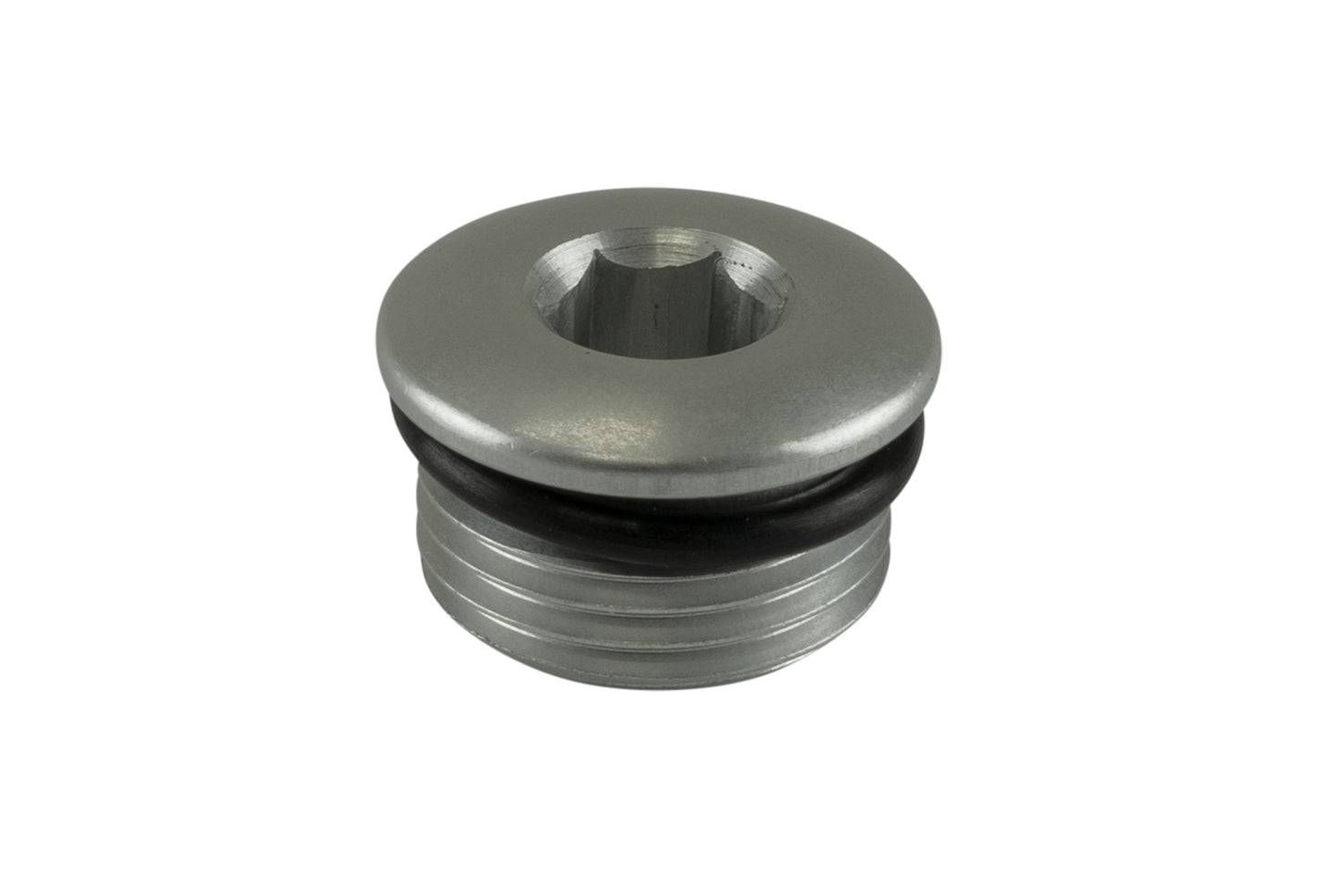 Fitting -8 AN ORB Blank - Silver | ML Performance Car Parts