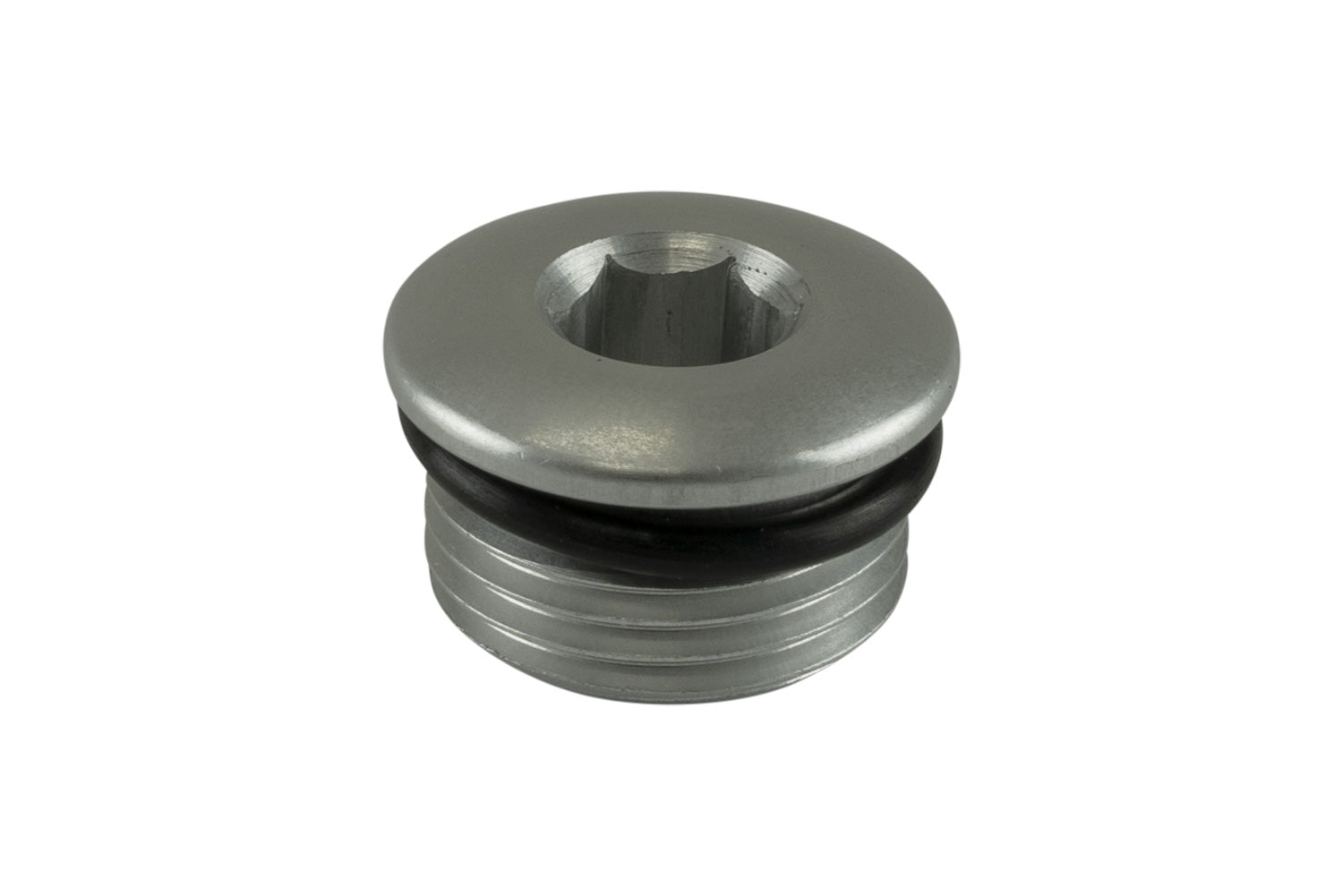 Fitting -8 AN ORB Blank - Silver | ML Performance Car Parts