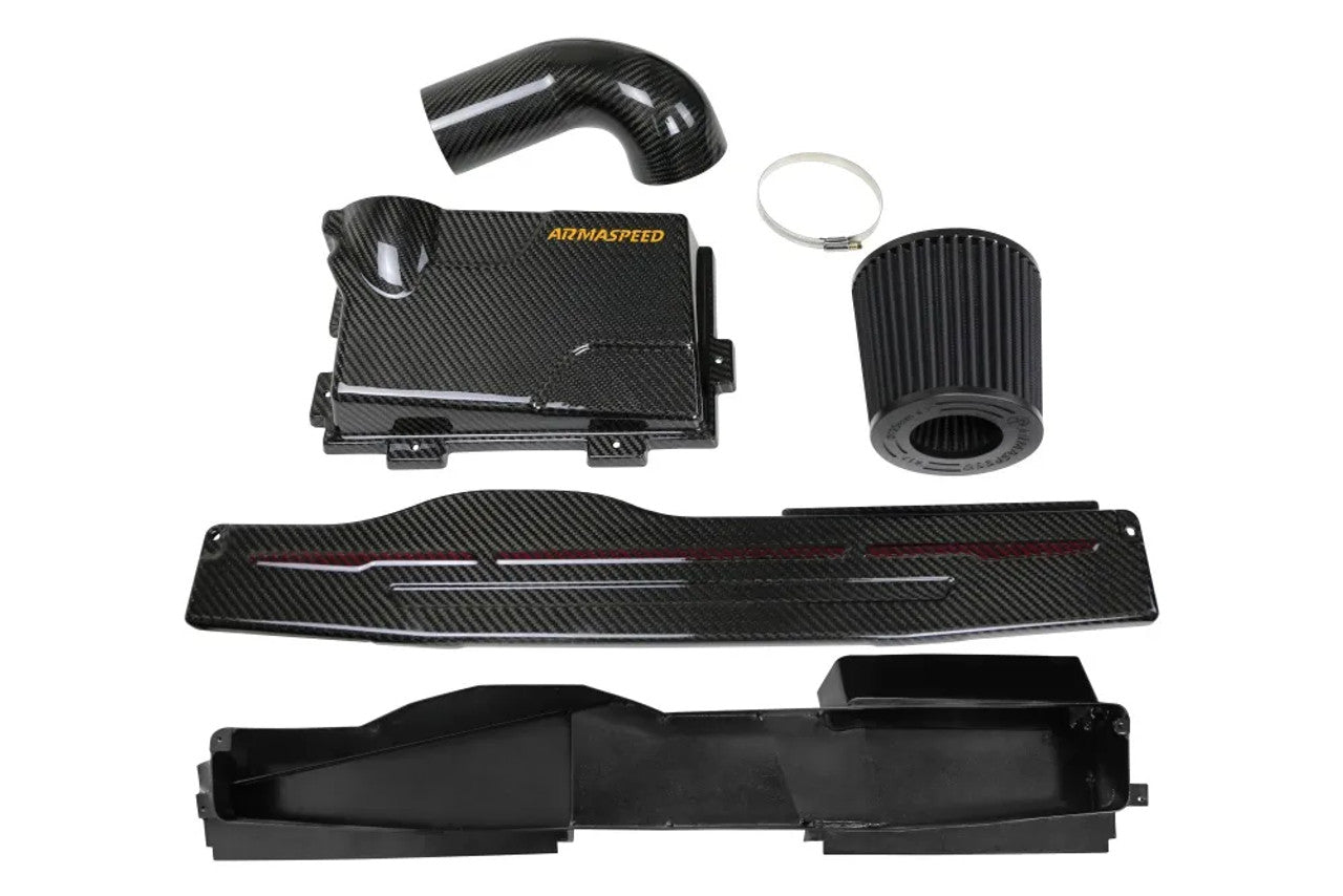 Golf 8 GTI Carbon Cold Air Intake without Front induction (Black) | ML Performance Car Parts