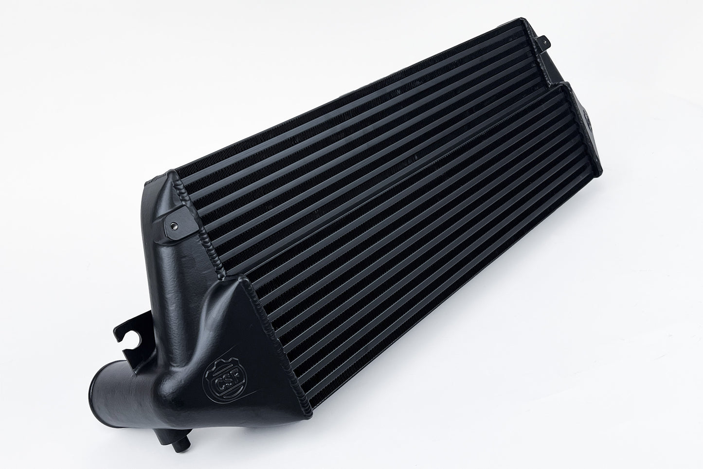 High-Performance Stepped Core Intercooler in Black Finish | ML Performance Car Parts