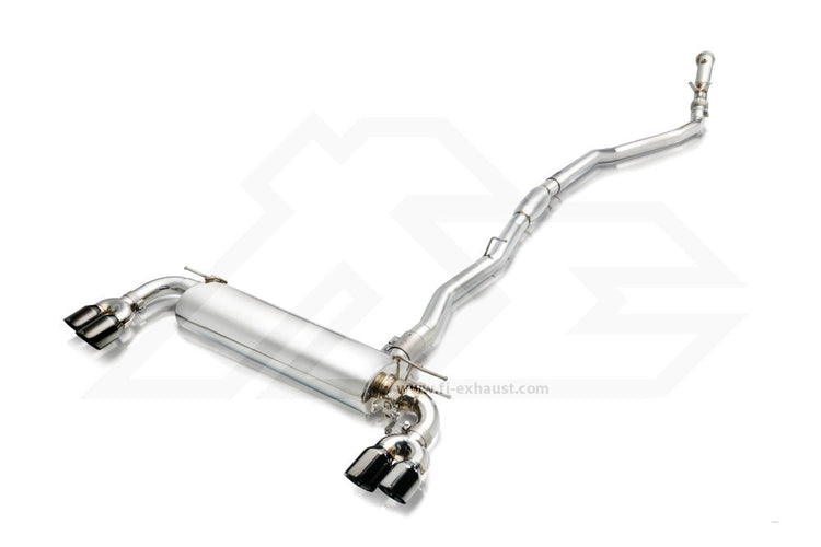 Valvetronic Exhaust System for BMW G42 M240i (OPF) 3.0T B58 2022+ (with Quad Silver Tips) | ML Performance Car Parts