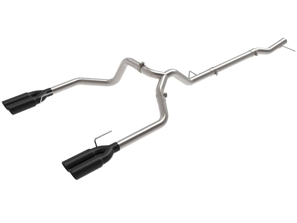 Vulcan Series 3 IN 304 Stainless Steel DPF-Back Exhaust System w/Black Tip | ML Performance Car Parts