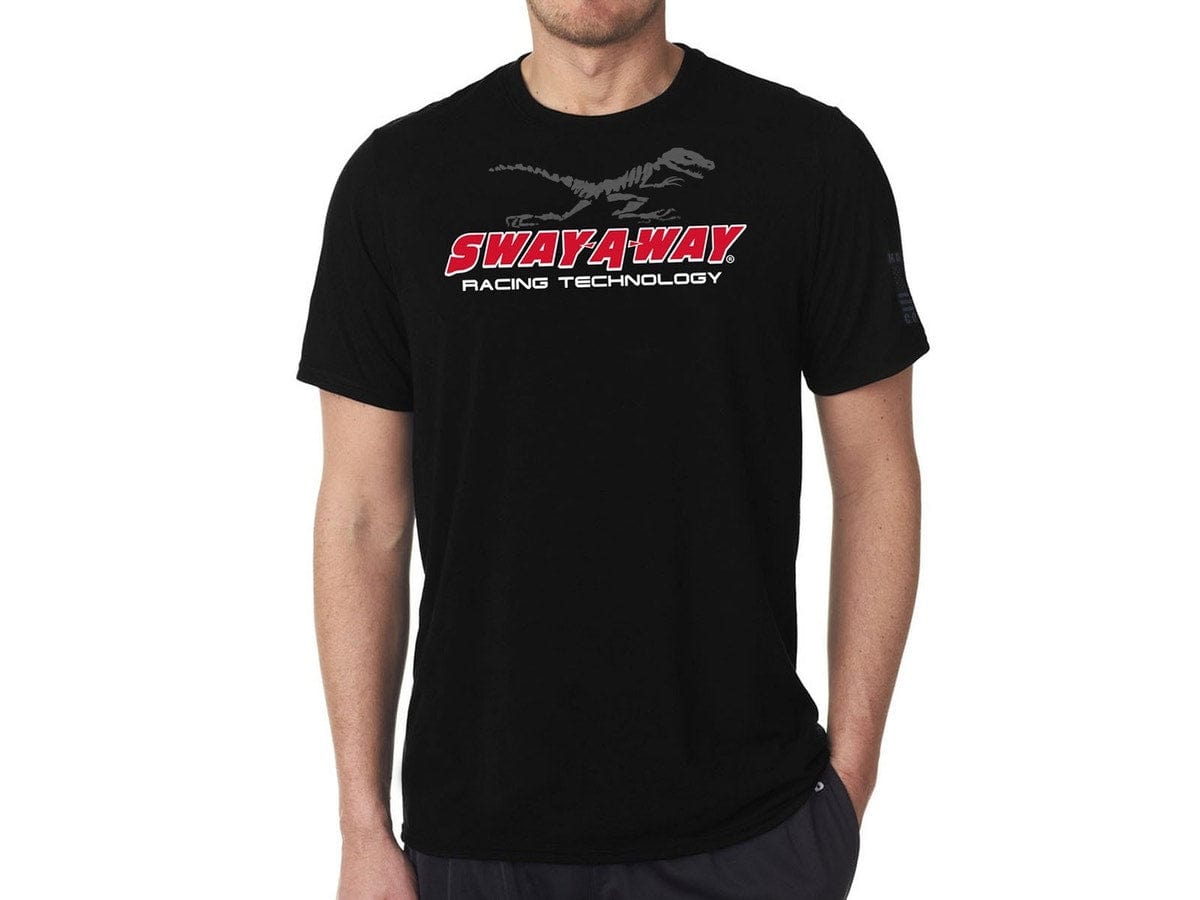 Sway-A-Way Short Sleeve T-Shirt Black XL | ML Performance Car Parts