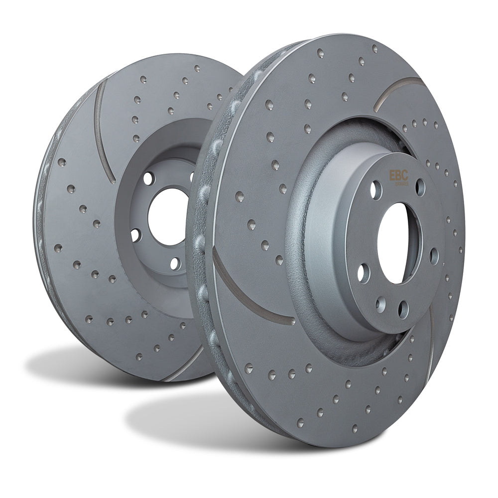 EBC GD7216 GD Dimpled &amp Slotted Brake Discs Rear