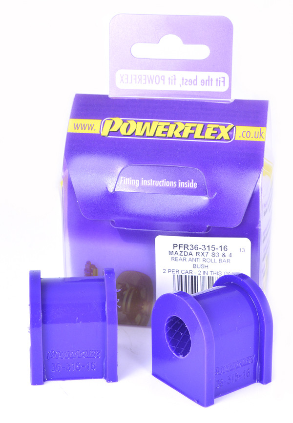 Powerflex PFR36-315-16H Rear Anti Roll Bar Bush 16mm 1 | ML Performance UK Car Parts