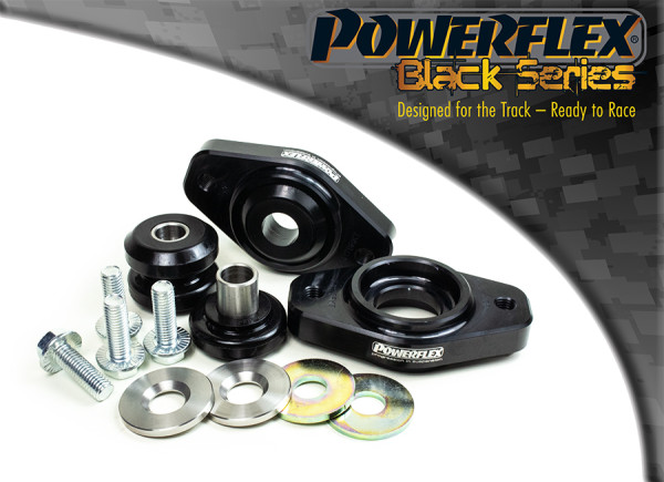 Powerflex PFR5-417BLK Rear Lower Shock Mounting Bush & Bracket 1 | ML Performance UK Car Parts