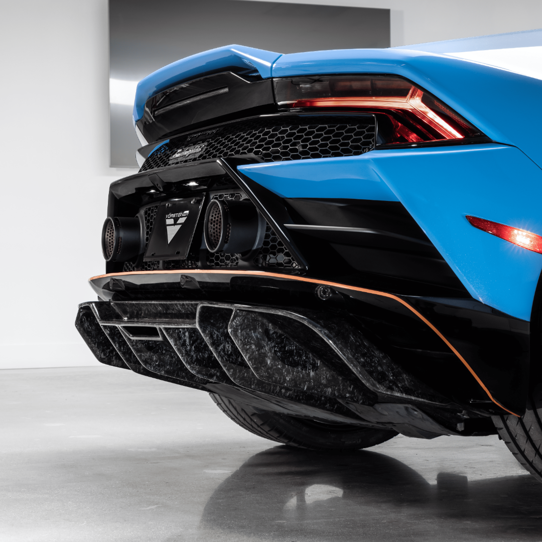 Vorsteiner 3055LOV Lamborghini Huracan EVO Monza Edizione Rear Diffuser (Carbon Matrix) | ML Performance