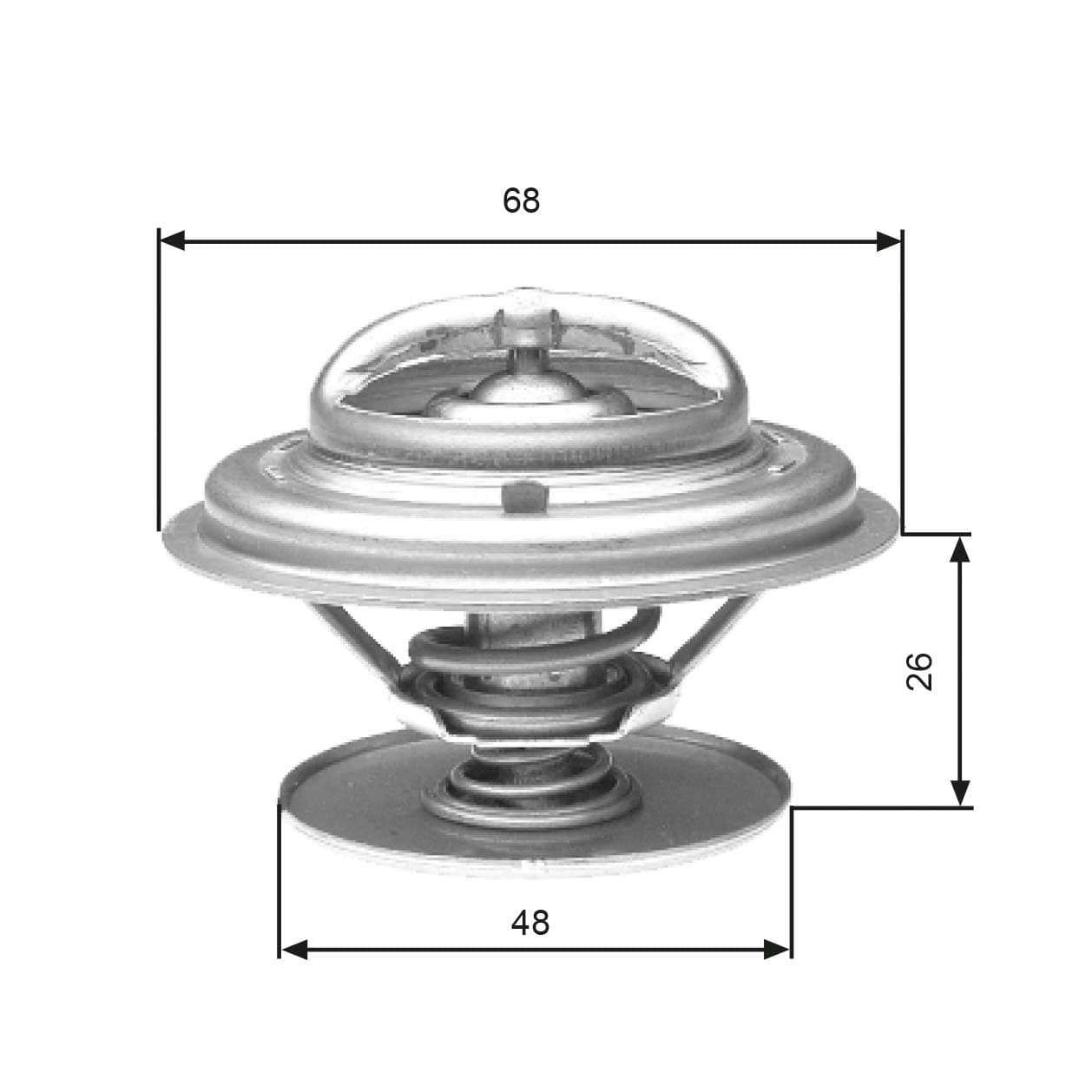 Gates TH32882G1 Engine Thermostat