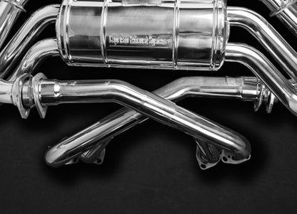 Capristo 02FE05903006 Ferrari 512/Testarossa FreeFlow Exhaust w Silencer Delete Adapters (EU spec) 