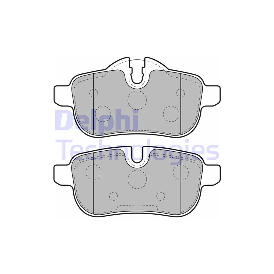 Delphi Lp2163 Brake Pad Set For Bmw Z4 Roadster (E89)