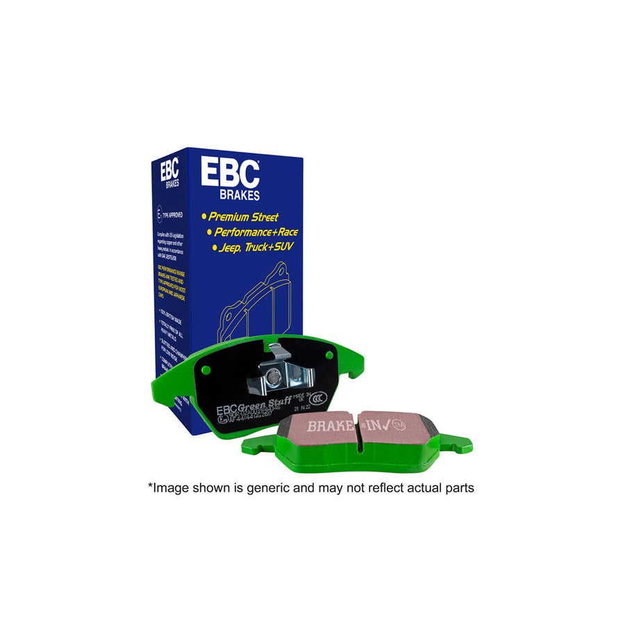 EBC DP21353 Renault Greenstuff Front Brake Pads - ATE/Girling/TRW Caliper 1 | ML Performance UK Car Parts