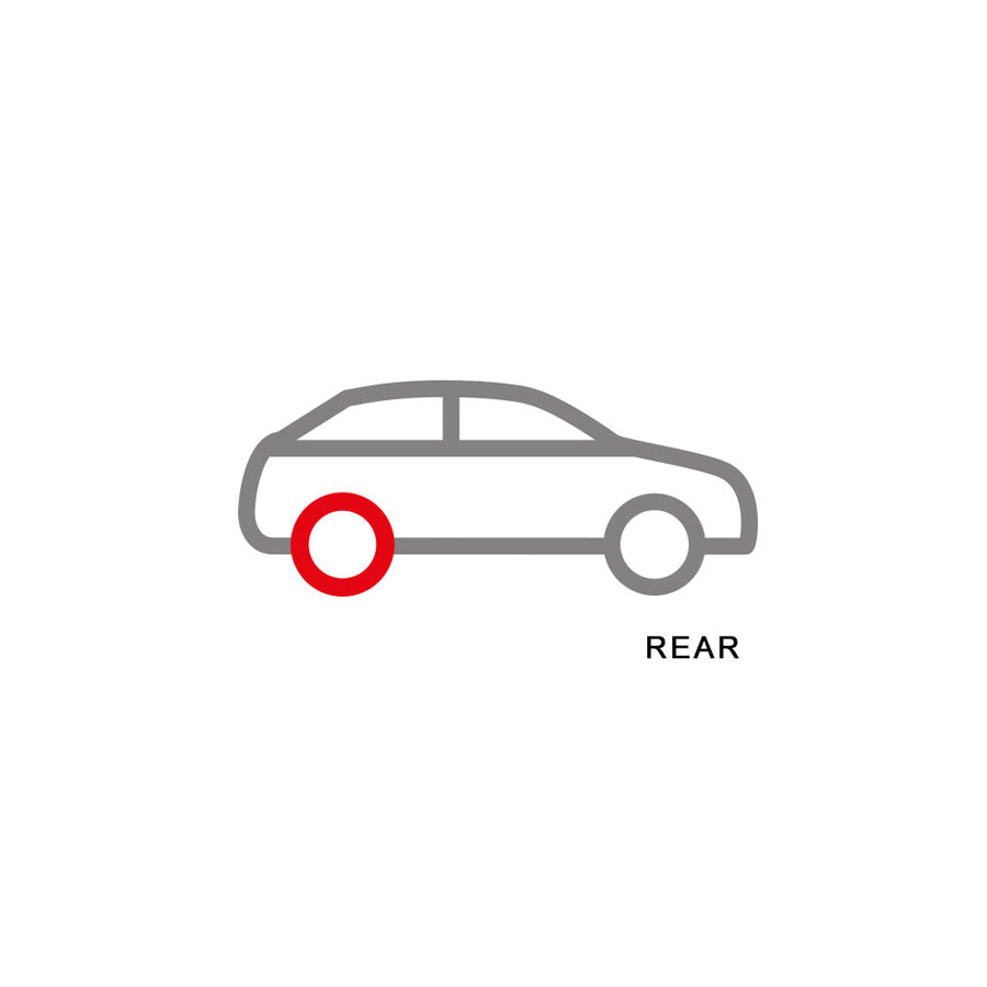 EBC PDKR768 Renault Megane Mk1 Ultimax Rear Brake Pad & Plain Disc Kit - Bendix Caliper 3 | ML Performance UK Car Parts