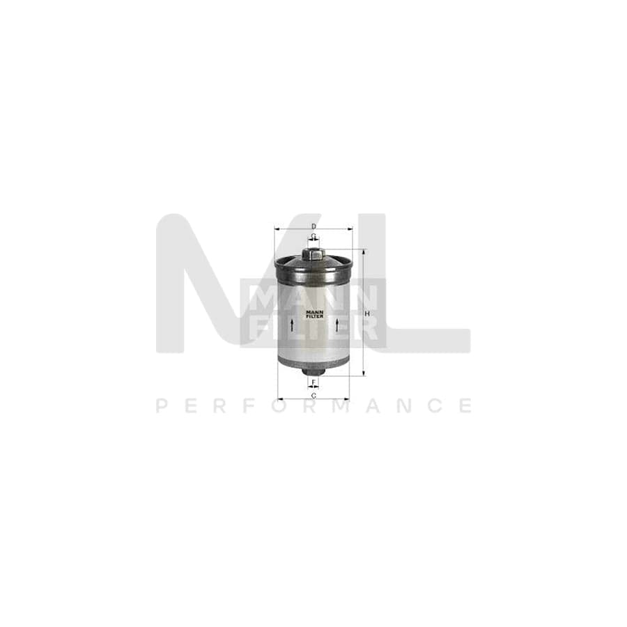 MANN-FILTER WK 68/2 Fuel filter In-Line Filter | ML Performance Car Parts