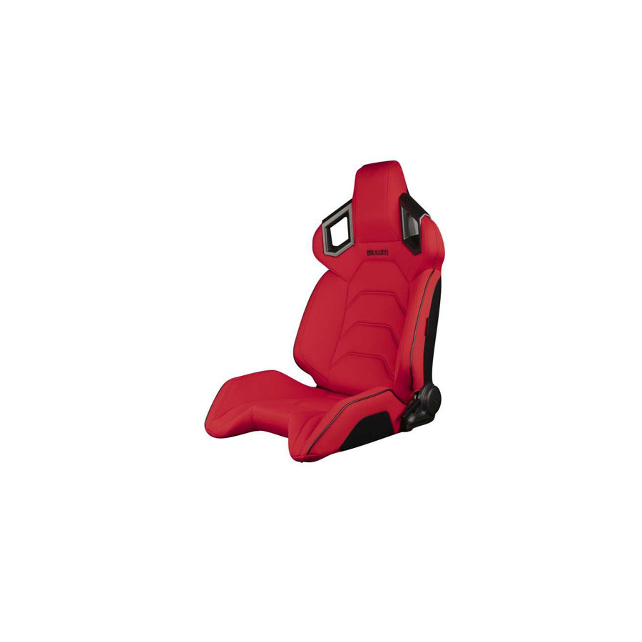 BRAUM Alpha-X Series Racing Seats (Red Cloth) – Pair | ML Performance UK Car Parts