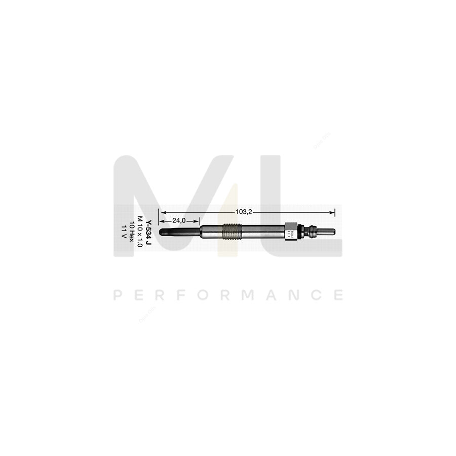 NGK Glow Plug Y-534J (NGK 5540) | ML Car Parts UK | ML Performance