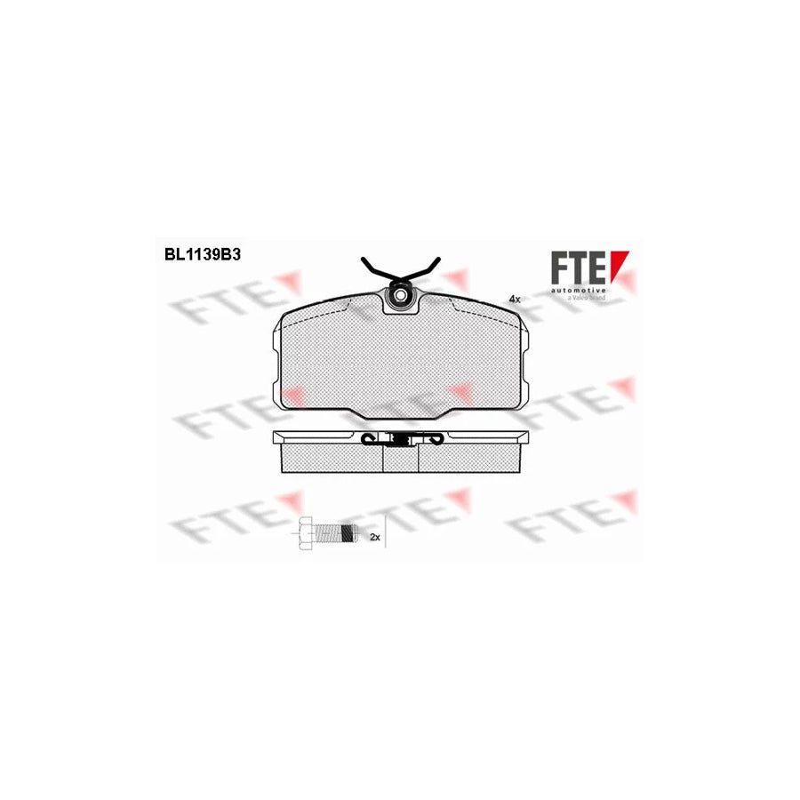 Fte BL1139B3 Brake Pad Set Suitable For Mercedes-Benz S-Class Coupe (C126) | ML Performance UK Car Parts