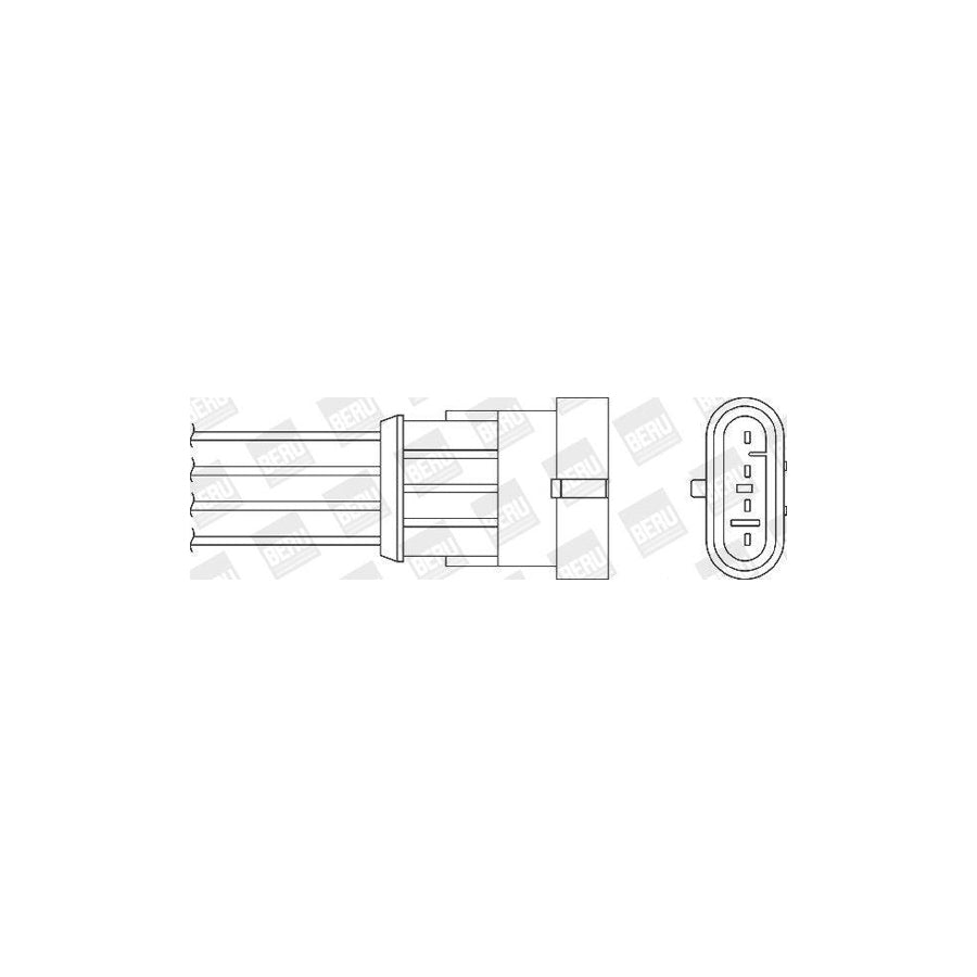 Beru OZH135 Lambda Sensor