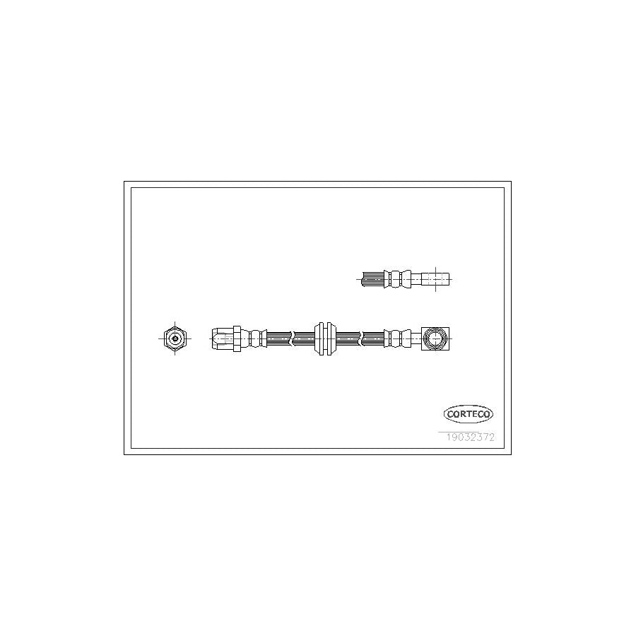 Corteco 19032372 Brake Hose | ML Performance UK