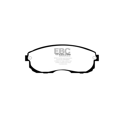 EBC DP3775C Nissan Redstuff Front Brake Pads - Sumitomo Caliper 2 | ML Performance UK Car Parts