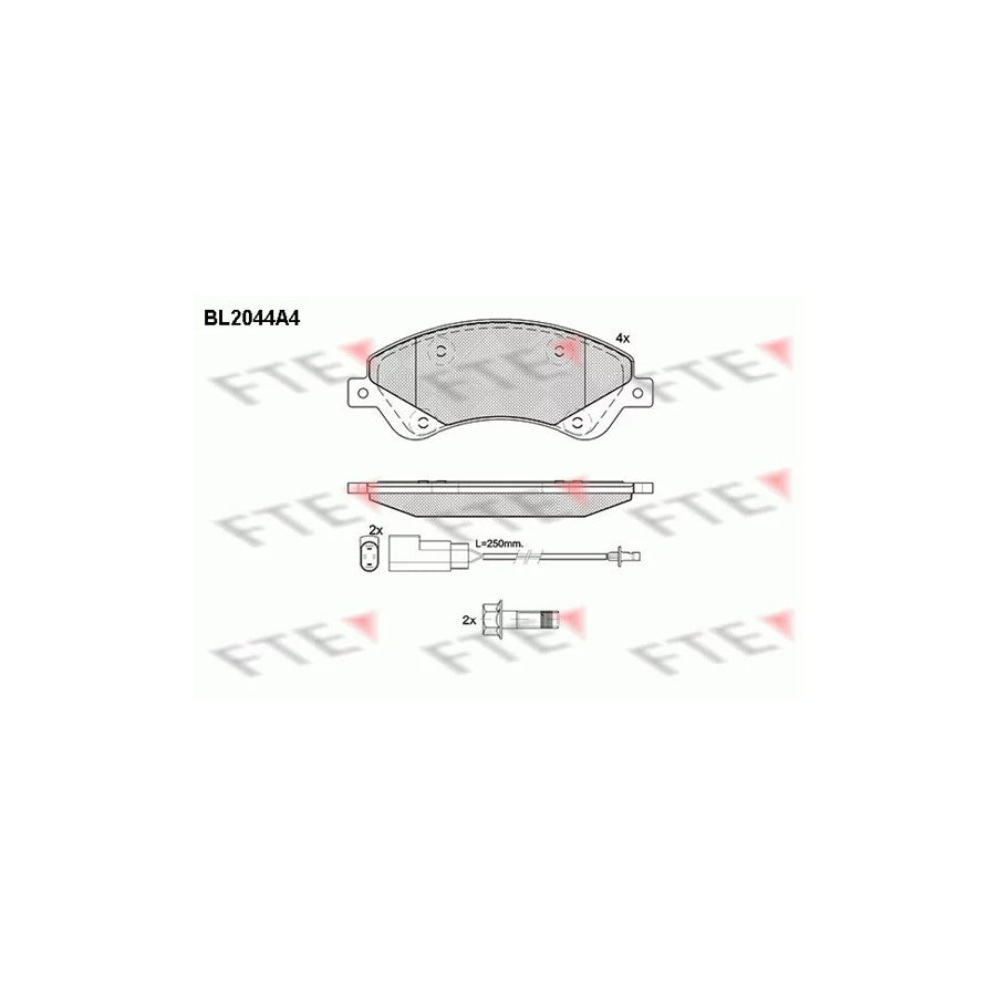 Fte 9010630 Brake Pad Set | ML Performance UK Car Parts