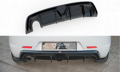 Maxton Design AL-GU-1F-RS1TO__ Rear Valance Alfa Romeo Giulietta (Facelift) Single Exhaust | ML Performance UK Car Parts