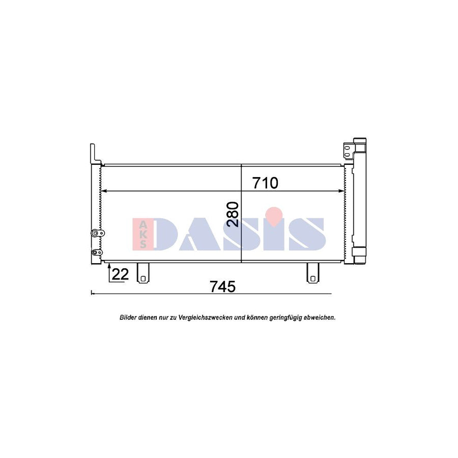 AKS Dasis 212078N Air Conditioning Condenser | ML Performance UK