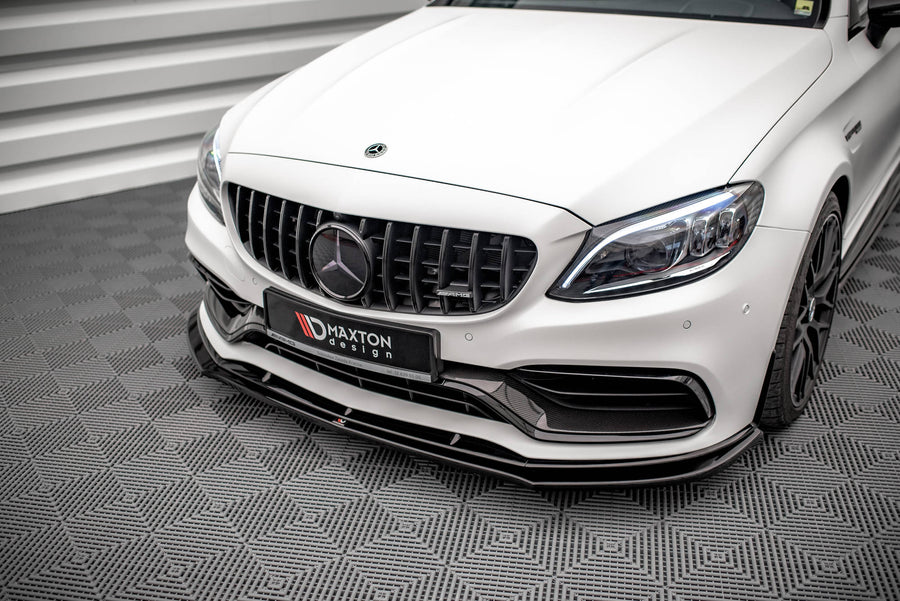 Maxton Design Mercedes Benz C63 AMG Coupe C205 (Facelift) Front Splitter V.3