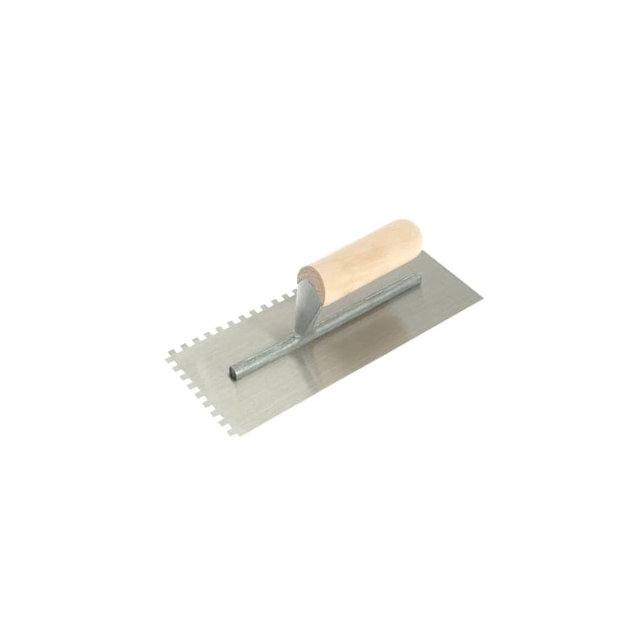 R.S.T. RST153DS Notched Trowel 6mm Square Notches Wooden Handle 11 x 4.1/2in | ML Performance UK