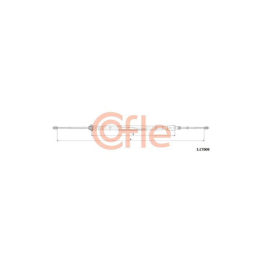 Cofle 92.1.Ct009 Hand Brake Cable