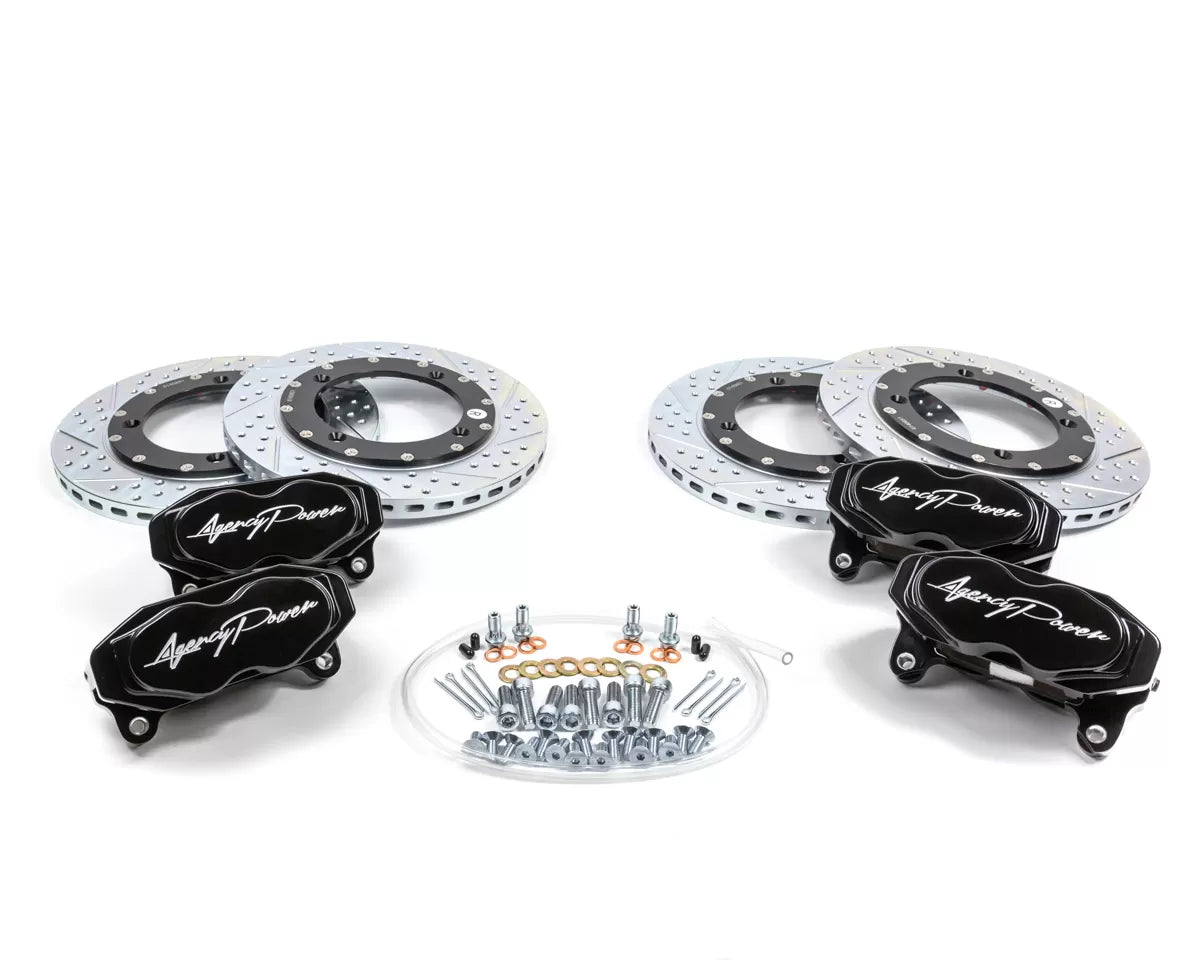 Agency Power AP-BRP-X3-460-BLK Big Brake Kit Front and Rear Black Can-Am Maverick X3 Turbo | ML Performance UK Car Parts