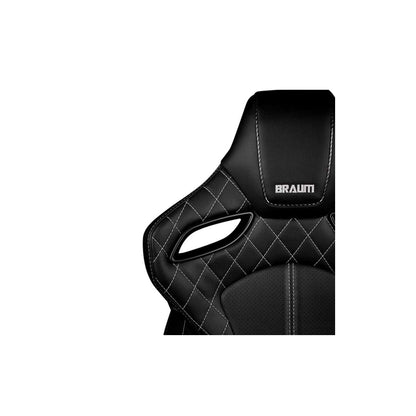 BRAUM Orue Series Racing Seats (Diamond Ed. White Stitching) – Pair