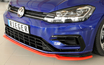 Rieger 00059581 VW Mk7 Mk7-Line Golf R Front Splitter 3 | ML Performance UK Car Parts