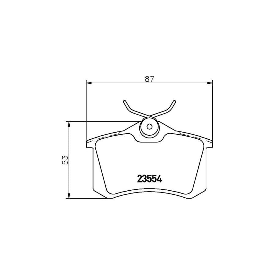 Mintex Mdb3312 Brake Pad Set