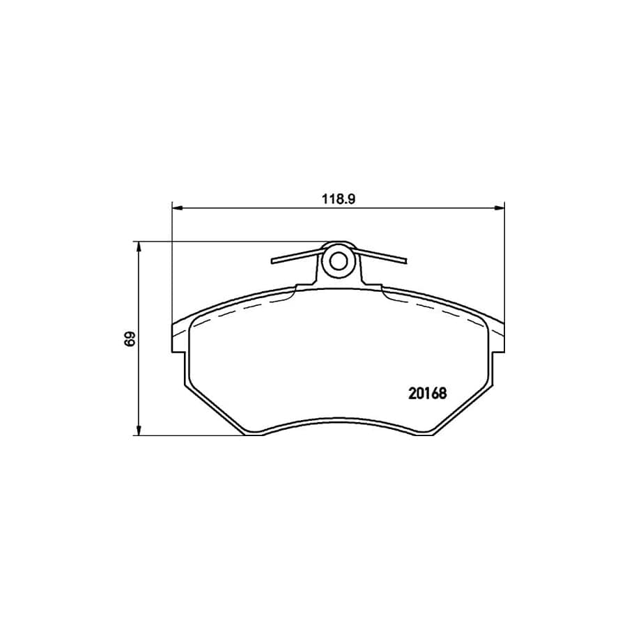 Mintex Mdb1570 Brake Pad Set