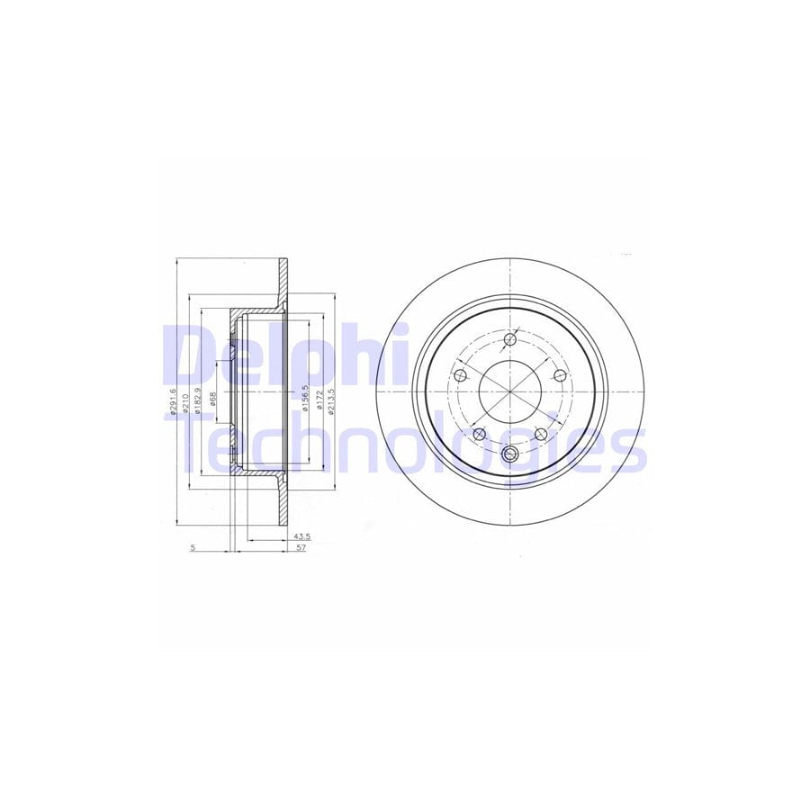 Delphi Bg4108C Brake Disc