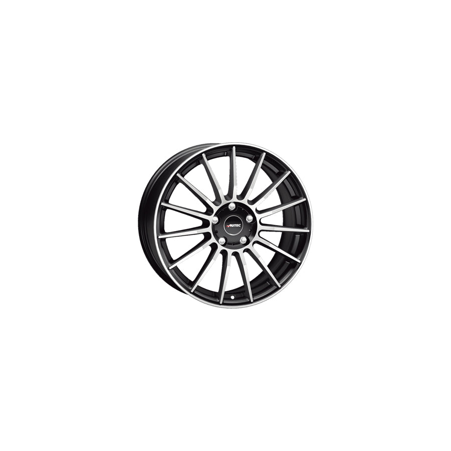 Autec Lamera 7.5x17 ET40 L7517405123416 Matt Black Polished Wheel | ML Performance UK Car Parts