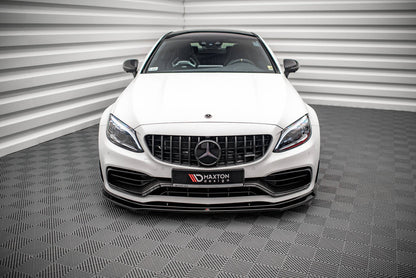 Maxton Design Mercedes Benz C63 AMG Coupe C205 (Facelift) Front Splitter V.3