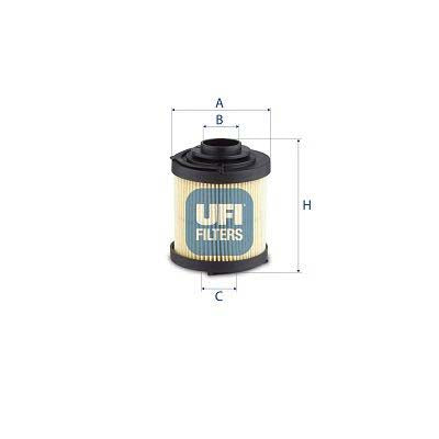 UFI 83.066.00 Filter, Operating Hydraulics