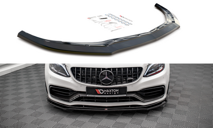 Maxton Design ME-C-205F-AMG-C-FD3T Front Splitter V.3 Mercedes Benz C63 AMG Coupe C205 (Facelift) | ML Performance UK Car Parts