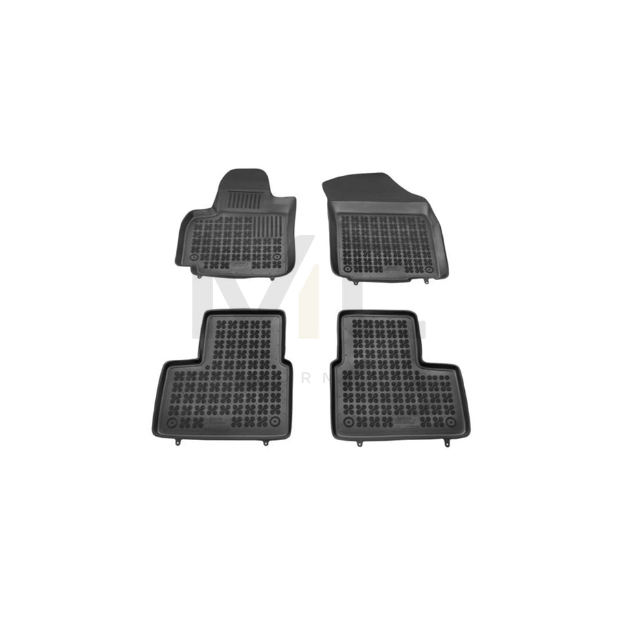 REZAW PLAST 202206 Floor mat set for SUZUKI SX4 I Hatchback (EY, GY) Elastomer, Front and Rear, Black | ML Performance Car Parts