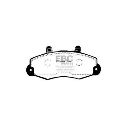 EBC PDKF804 Ford Transit Ultimax Front Brake Pad & Plain Disc Kit 2 | ML Performance UK Car Parts